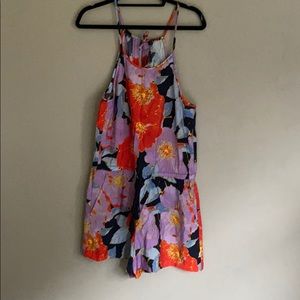 NWT loft floral romper